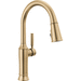 Delta Faucet D9184CZPRDST Lumicoat Champagne Bronze Pull-Out Spray Kitchen Faucet