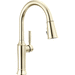 Delta Faucet D9184PNPRDST Lumicoat Polished Nickel Pull-Out Spray Kitchen Faucet