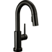 Delta Faucet D9959TLKSDST Black Stainless Single Hole Bar Faucet