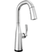 Delta Faucet D9976TPRDST Lumicoat Chrome Single Hole Bar Faucet