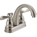 Delta Faucet DB2596LFSS Brilliance Stainless 4'' Centerset Bathroom Sink Faucet