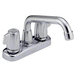 Delta Faucet D2123LF Chrome 4'' Centerset Bathroom Sink Faucet