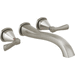 Delta Faucet DT5776SSWL Brilliance Stainless Tub Faucet Trim Kit