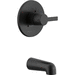 Delta Faucet PPTT14112BL Matte Black Tub Faucet Trim Kit