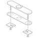 Delta Faucet DRP64070BL Matte Black Deck Plate Part