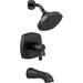 Delta Faucet DT17T476BL Matte Black Tub & Shower Faucet Trim Kit