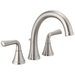 Delta Faucet DT2733SS/DR2707 Brilliance Stainless Deck Mount Tub Faucet