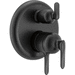 Delta Faucet DT27845BL Matte Black Transfer Valve Trim