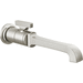 Delta Faucet DT3589LFSSPRWL Lumicoat Stainless Wall Mount Bathroom Sink Faucet