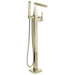 Delta Faucet DT4743PNFL/DR4700FL Brilliance Polished Nickel Freestanding Tub Filler