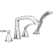 Delta Faucet DT4776 Chrome Tub Faucet Trim Kit