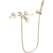 Delta Faucet DT5745PNPRWL Lumicoat Polished Nickel Wall Mount Tub Faucet
