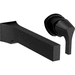 Delta Faucet DT574LFBLWL/DR3510WL Matte Black Wall Mount Bathroom Sink Faucet