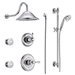 Delta Faucet DDSSCASSIDY1403 Chrome Shower Tower Custom Shower System