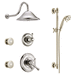 Delta Faucet DDSSCASSIDY1703PN Brilliance Polished Nickel Shower Tower Custom Shower System