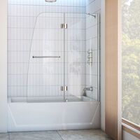  Aqua Shower Door - Swing Shower Door - Chrome / Clear