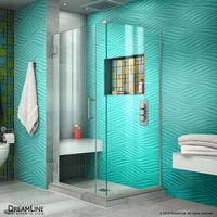  Unidoor Plus Standard Enclosure Shower Enclosure - Brushed Nickel