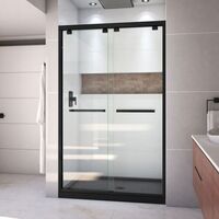  Encore Shower Door - Sliding Shower Door - Satin Black