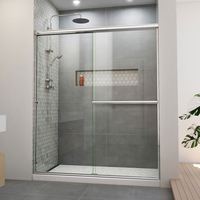  Alliance Pro BG Shower Door - Sliding Shower Door - Chrome