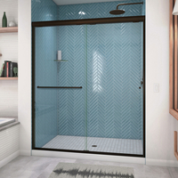  Alliance Pro HV Shower Door - Sliding Shower Door - Oil Rubbed Bronze