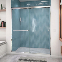  Alliance Pro HV Shower Door - Sliding Shower Door - Chrome