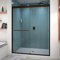  Alliance Pro HV Shower Door - Sliding Shower Door - Oil Rubbed Bronze