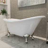 Soaking Tub 61 in L x 28-3/8 in W x 28-1/8 in H