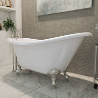 Soaking Tub 61 in L x 28-3/8 in W x 28-1/8 in H
