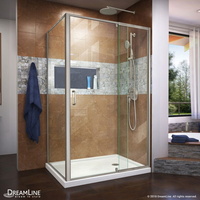  Flex Standard Enclosure Shower Enclosure - Brushed Nickel