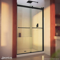  Essence-H Shower Door - Sliding Shower Door - Satin Black