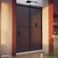  Essence-H Shower Door - Sliding Shower Door - Satin Black