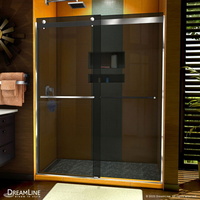 Sapphire Shower Door - Sliding Shower Door - Chrome