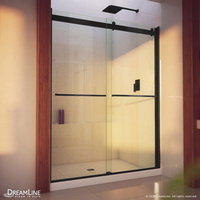  Essence-H Shower Door - Sliding Shower Door - Satin Black