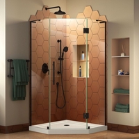  Prism Shower Module Shower Enclosure - Satin Black