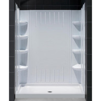  QWALL-3 Standard Enclosure Shower Enclosure - White
