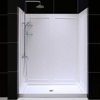  QWALL-5 Standard Enclosure Shower Enclosure - White