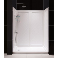  QWALL-5 Standard Enclosure Shower Enclosure - White