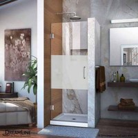 Unidoor Shower Door - Swing Shower Door - Polished Chrome