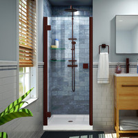  Lumen Shower Door - Swing Shower Door - Oil Rubbed Bronze