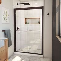  Duet Plus Shower Door - Sliding Shower Door - Oil Rubbed Bronze