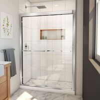  Duet Plus Shower Door - Sliding Shower Door - Chrome