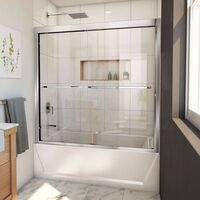  Duet Plus Tub & Shower - Sliding Shower Door - Chrome