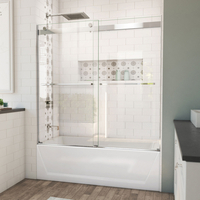  Essence Tub & Shower - Sliding Shower Door - Chrome