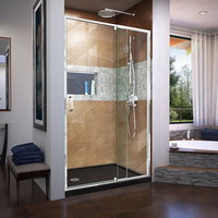  Flex Shower Door - Swing Shower Door - Polished Chrome