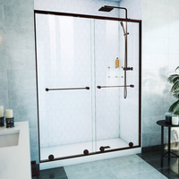  Harmony Shower Door - Sliding Shower Door - Oil Rubbed Bronze