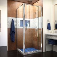  Flex Shower Door - Swing Shower Door - Chrome