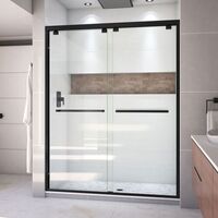  Encore Shower Door - Sliding Shower Door - Satin Black