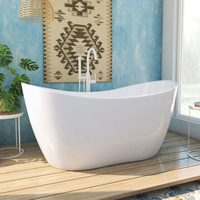 Soaking Tub 59 in L x 28-3/8 in W x 28-3/8 in H