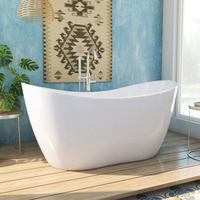 Soaking Tub 59 in L x 28-3/8 in W x 28-3/8 in H