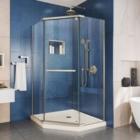 Prism Standard Enclosure Shower Enclosure - Brushed Nickel  Prism Standard Enclosure Shower Enclosure - Brushed Nickel